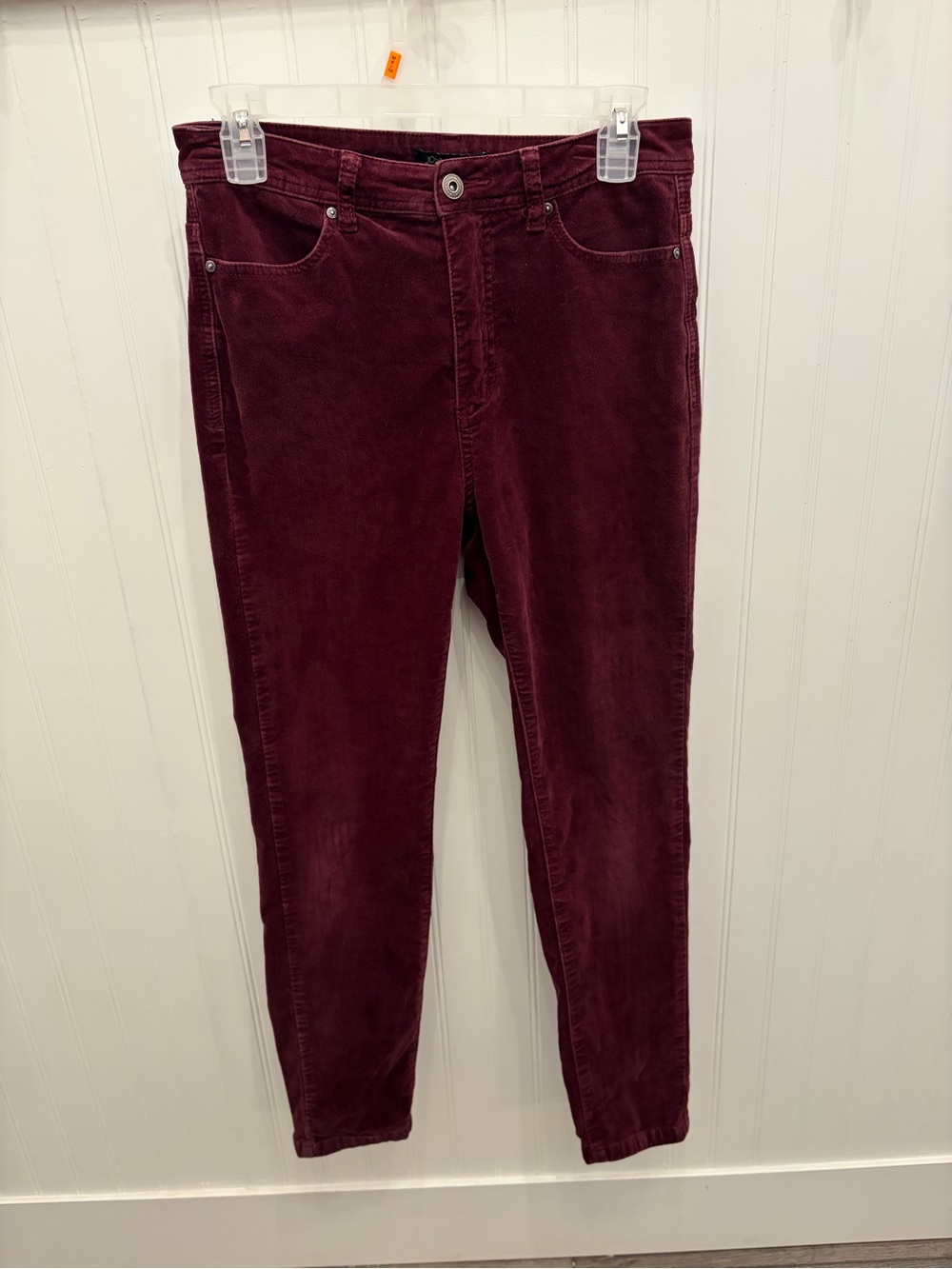Women's John Mark Burgundy Pants - Perfect for Fall!